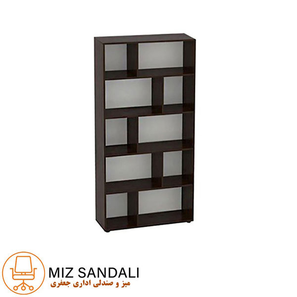 قفسه کتابخانه چوبی 5 طبقه زونکن خور