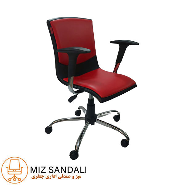 صندلی اداری مدل M80 رنگ قرمز